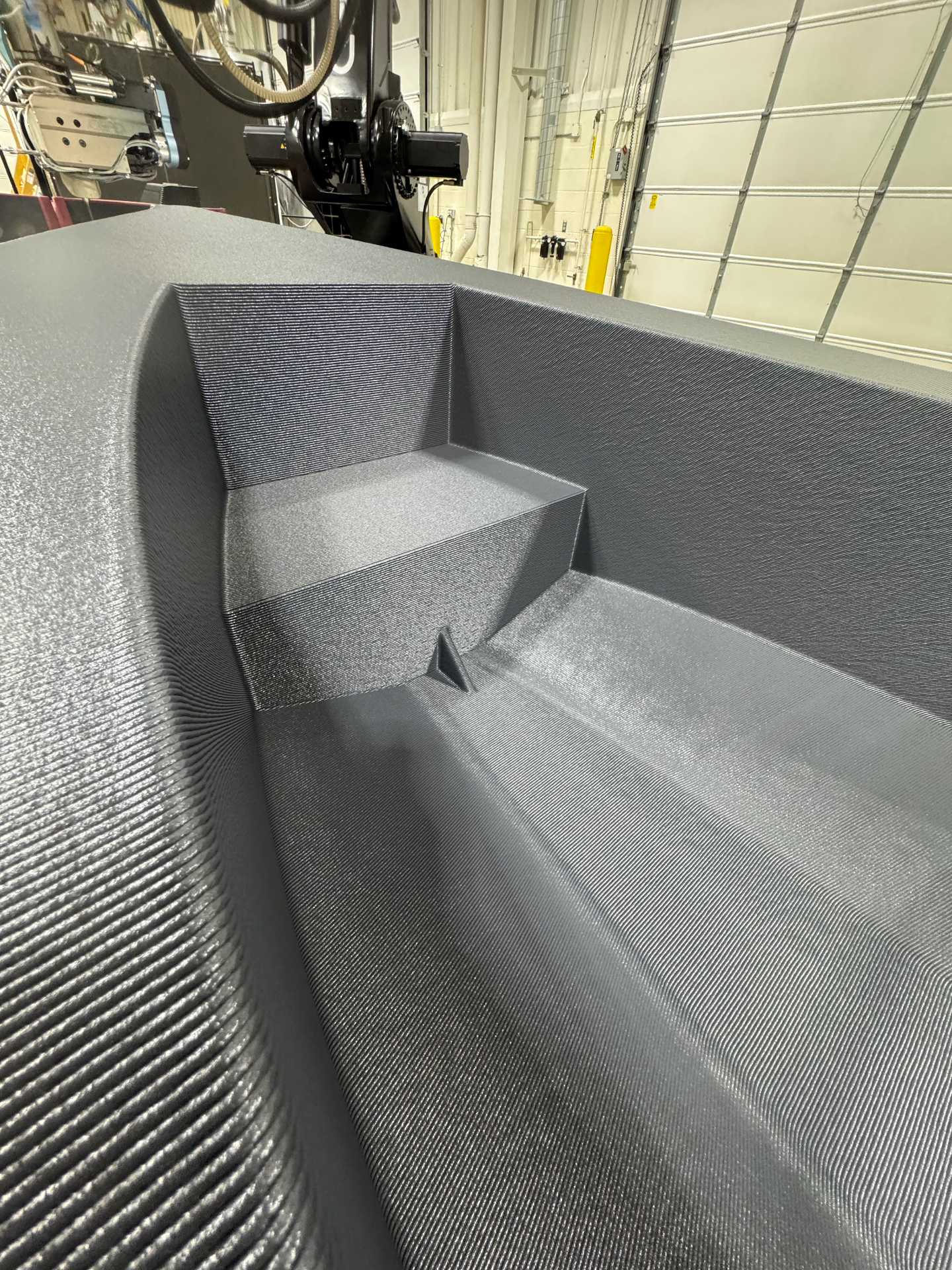 Detailed view of a Boat Evolution 3D-printed tender